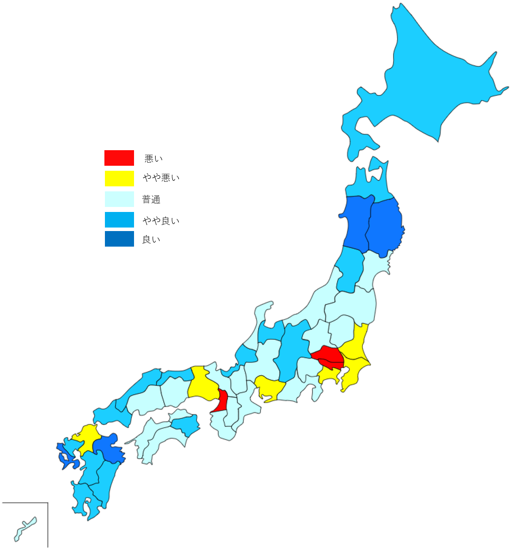 日本一平和な県はどこですか？